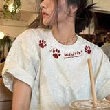 ゆるカワコーデ☆【春】半袖Tシャツルーズフィット トップス | 17kg | 詳細画像1