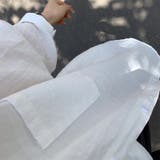 気負わず快適☆【春】ホワイト薄手UV対策 長袖シャツジャケット | 17kg | 詳細画像5 