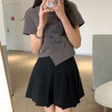甘辛系ガールズ☆【春】アシンメトリーTシャツショート丈 トップス | 17kg | 詳細画像10