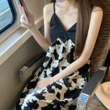 甘辛系ガールズ☆【春】ブラック小花柄 キャミソールワンピース | 17kg | 詳細画像12