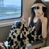 甘辛系ガールズ☆【春】ブラック小花柄 キャミソールワンピース | 17kg | 詳細画像3