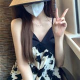 甘辛系ガールズ☆【春】ブラック小花柄 キャミソールワンピース | 17kg | 詳細画像14