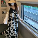 甘辛系ガールズ☆【春】ブラック小花柄 キャミソールワンピース | 17kg | 詳細画像18