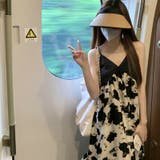 甘辛系ガールズ☆【春】ブラック小花柄 キャミソールワンピース | 17kg | 詳細画像4