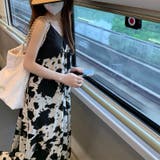 甘辛系ガールズ☆【春】ブラック小花柄 キャミソールワンピース | 17kg | 詳細画像20