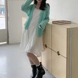 シンプルかつエレガントな【春】不規則レイヤード キャミソールワンピースロングワン… | 17kg | 詳細画像3 