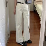 気負わず快適☆【春】ホワイト ストレートデニムパンツ | 17kg | 詳細画像1