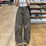 グリーン | ユニセックス☆【春】マルチポケット カーブパンツワイド カーゴパンツ | 17kg