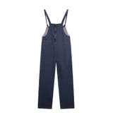 気負わず快適☆【春】デニムサロペットワイド サスペンダー リボン デニムパンツ | 17kg | 詳細画像5 