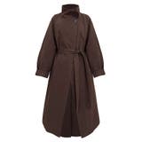 シンプルかつエレガントな【春】一つボタン スタンドカラーミドル丈 トレンチコート | 17kg | 詳細画像4 