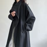 シンプルかつエレガントな【春】一つボタン スタンドカラーミドル丈 トレンチコート | 17kg | 詳細画像7 