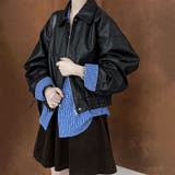 シンプルかつエレガントな【春】PUレザージャケットショート丈 ライダースジャケッ… | 17kg | 詳細画像14 