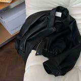 シンプルかつエレガントな【春】PUレザージャケットショート丈 ライダースジャケッ… | 17kg | 詳細画像21 