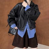 シンプルかつエレガントな【春】PUレザージャケットショート丈 ライダースジャケッ… | 17kg | 詳細画像6 