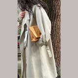 シンプルかつエレガントな【春】ミニマルミドル丈 膝下 トレンチコート | 17kg | 詳細画像5 