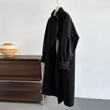 シンプルかつエレガントな【春】ミニマルミドル丈 膝下 トレンチコート | 17kg | 詳細画像9 