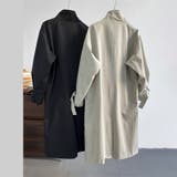 シンプルかつエレガントな【春】ミニマルミドル丈 膝下 トレンチコート | 17kg | 詳細画像17 