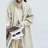 シンプルかつエレガントな【春】ミニマルミドル丈 膝下 トレンチコート | 17kg | 詳細画像20 