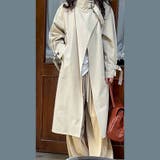 シンプルかつエレガントな【春】ミニマルミドル丈 膝下 トレンチコート | 17kg | 詳細画像24 