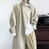 シンプルかつエレガントな【春】ミニマルミドル丈 膝下 トレンチコート | 17kg | 詳細画像39 