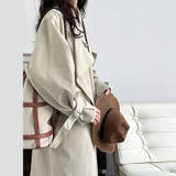 シンプルかつエレガントな【春】ミニマルミドル丈 膝下 トレンチコート | 17kg | 詳細画像40 