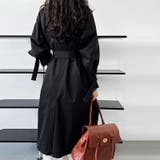 シンプルかつエレガントな【春】ミニマルミドル丈 膝下 トレンチコート | 17kg | 詳細画像47 