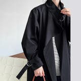 シンプルかつエレガントな【春】ミニマルミドル丈 膝下 トレンチコート | 17kg | 詳細画像48 