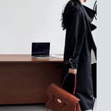 シンプルかつエレガントな【春】ミニマルミドル丈 膝下 トレンチコート | 17kg | 詳細画像52 