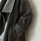 シンプルかつエレガントな【春】スタンドカラー トレンチコートレトロ ベルト付き | 17kg | 詳細画像9 