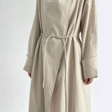 シンプルかつエレガントな【春】スタンドカラー トレンチコートレトロ ベルト付き | 17kg | 詳細画像20 