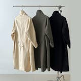 シンプルかつエレガントな【春】スタンドカラー トレンチコートレトロ ベルト付き | 17kg | 詳細画像28 
