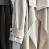 シンプルかつエレガントな【春】スタンドカラー トレンチコートレトロ ベルト付き | 17kg | 詳細画像31 
