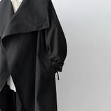 シンプルかつエレガントな【春】スタンドカラー トレンチコートレトロ ベルト付き | 17kg | 詳細画像32 