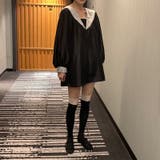 配色セーラーカラーワンピース バイカラー【春】ゆるカワコーデ | 17kg | 詳細画像6