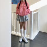 チェック柄フード付きライトアウター UV対策 若見えジャケット【春】ゆるカワコー… | 17kg | 詳細画像6 