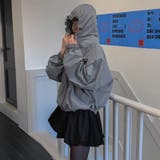 チェック柄フード付きライトアウター UV対策 若見えジャケット【春】ゆるカワコー… | 17kg | 詳細画像7 