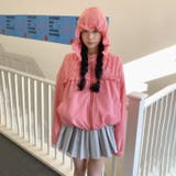 チェック柄フード付きライトアウター UV対策 若見えジャケット【春】ゆるカワコー… | 17kg | 詳細画像4 