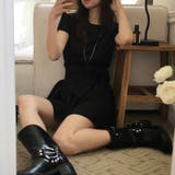 ブラックワンピース リボン付き上品【春】ゆるカワコーデ | 17kg | 詳細画像18 