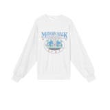 配色プリントスウェットゆるシルエット 白グレー【春】気負わず快適 | 17kg | 詳細画像5
