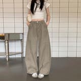 カーブデニム ワイドパンツルーズシルエット【春】気負わず快適 | 17kg | 詳細画像5