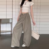 カーブデニム ワイドパンツルーズシルエット【春】気負わず快適 | 17kg | 詳細画像11