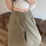 カーブデニム ワイドパンツルーズシルエット【春】気負わず快適 | 17kg | 詳細画像4