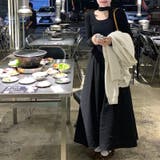 ブラックワンピース | やわらかピンク 長袖ワンピース | 17kg