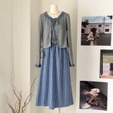 チェック柄 ロングスカート | 17kg | 詳細画像2 