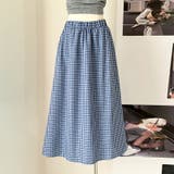 チェック柄 ロングスカート | 17kg | 詳細画像14 