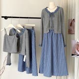 チェック柄 ロングスカート | 17kg | 詳細画像5 