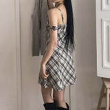 リボン付き ダイヤ柄 キャミソールワンピース | 17kg | 詳細画像9 