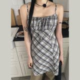 リボン付き ダイヤ柄 キャミソールワンピース | 17kg | 詳細画像13 