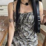 リボン付き ダイヤ柄 キャミソールワンピース | 17kg | 詳細画像15 