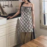 リボン付き ダイヤ柄 キャミソールワンピース | 17kg | 詳細画像19 